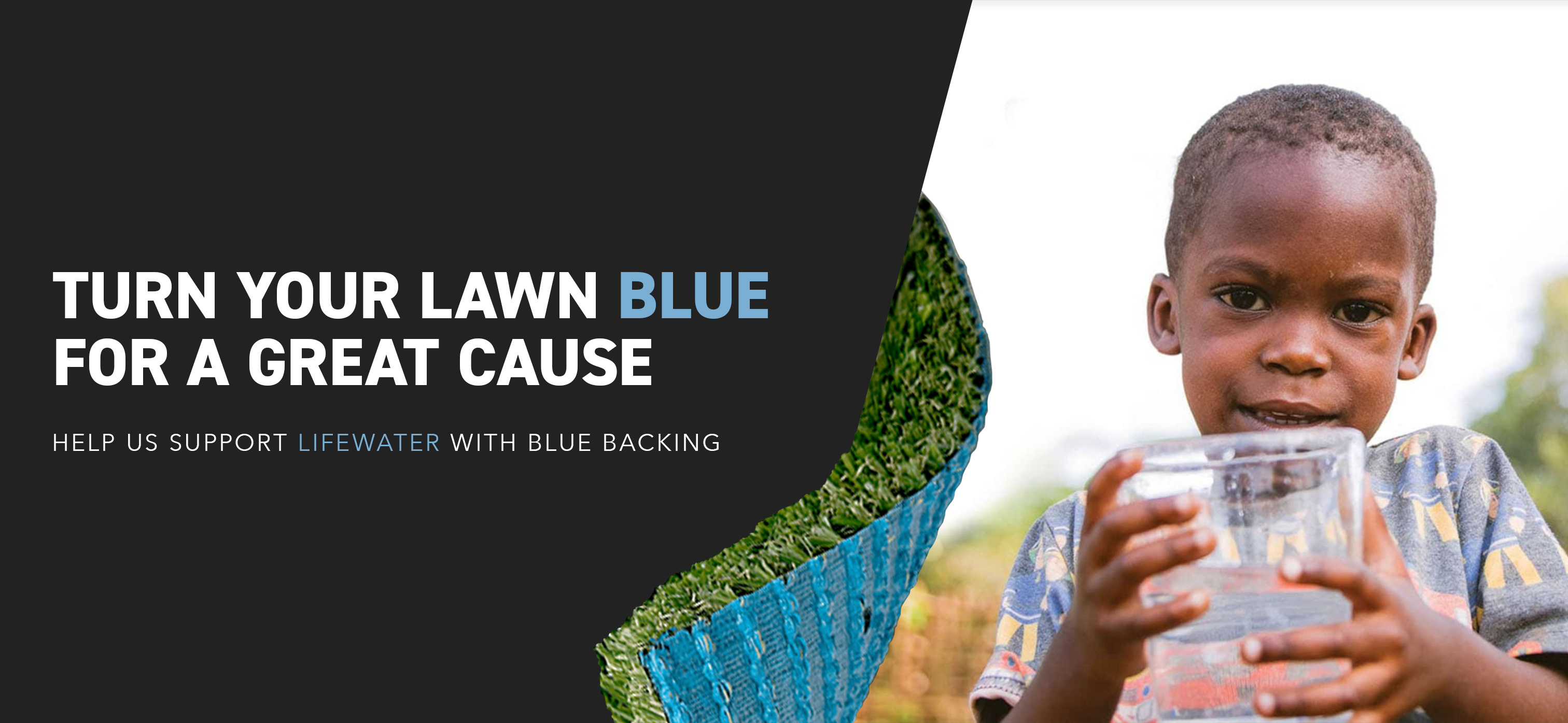 Turf Your Lawn Blue for a Great Cause