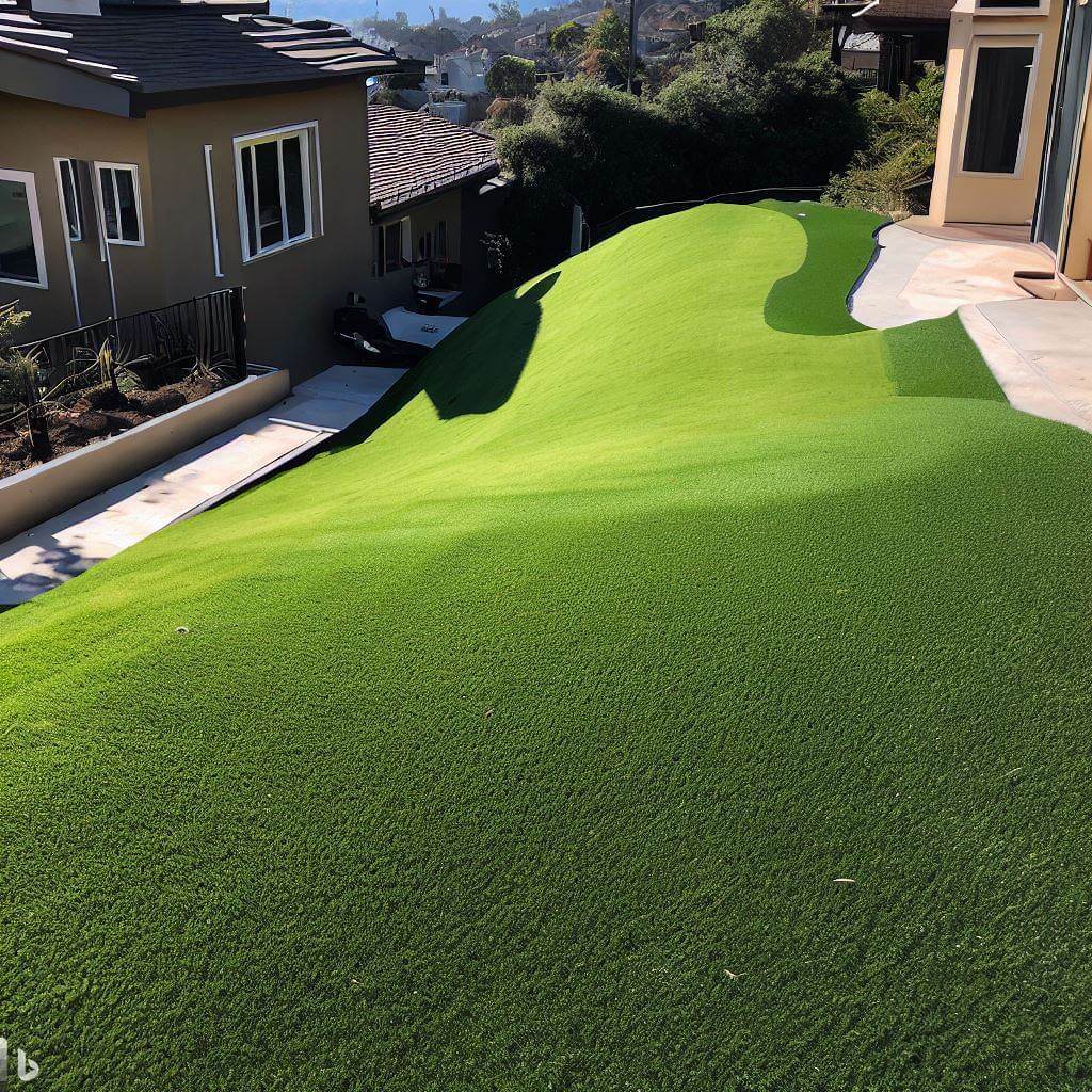 9 Steps to Install Artificial Grass on a Slight or Steep Slope
